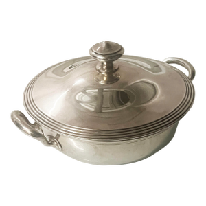 Vintage Christofle Silverplate Covered Vegetable Serving Dish