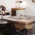 The Mesona Cocktail Table presents a subtle interplay of levels and materials. The Lati grey and beige veneers blend...