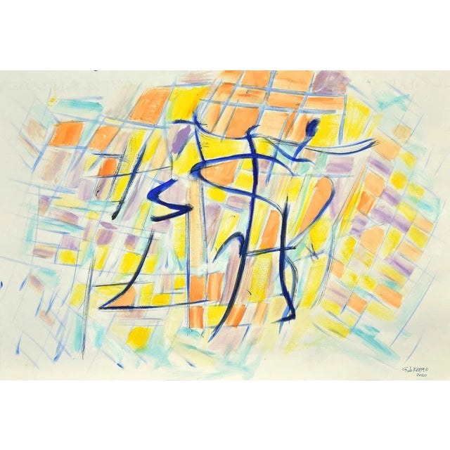 Geometrical Abstract Composition is an original contemporary artwork realized by the Italian artist Giorgio Lo Fermo...