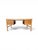 Elegant scandinavian desk from the 1960s. Solid oak frame, and teak veneer. Equipped with four drawers with original...