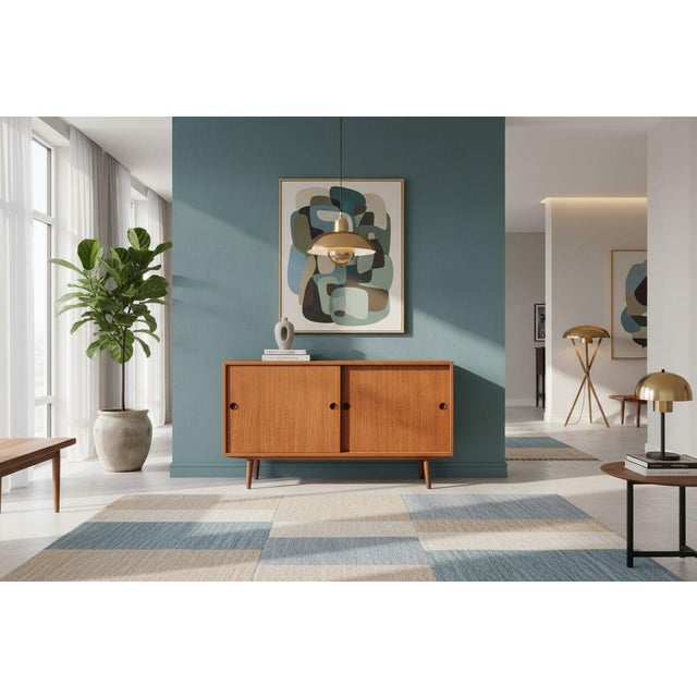 Øresund Sideboard in Teak by Børge Mogensen for Karl Andersson & Söner, 1960s For Sale - Image 18 of 18
