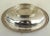 Silver Footed Oval Bowl with Pierced Edge and Bright Cut Center Motif For Sale In Denver - Image 6 of 7