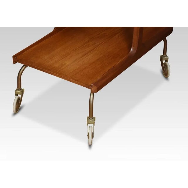 Vintage Walnut Trolley, 1930s For Sale - Image 6 of 8