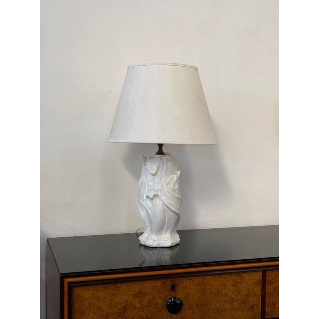Vintage Ceramic Table Lamp, 1960s For Sale - Image 10 of 12