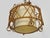 Rattan Pendant Light in the style of Louis Sognot, 1950s For Sale - Image 6 of 11