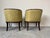 Vintage Neoclassical Style Carved Swan Barrel Back Upholstered Lounge Chairs – A Pair/ Sold For Sale In Miami - Image 6 of 12