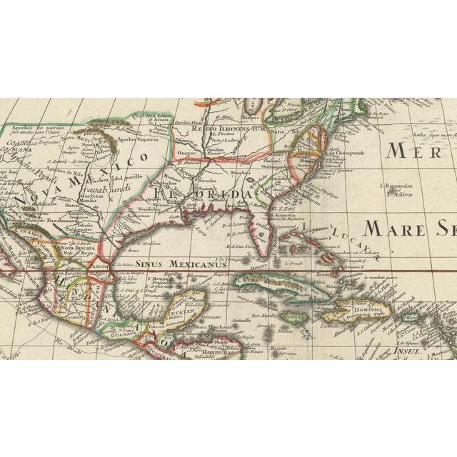 Map of North America, 1700 For Sale - Image 4 of 10