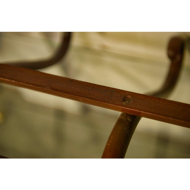 Wall-Mounted Coat Rack in Bent Beechwood from Thonet, 1930s For Sale - Image 6 of 10