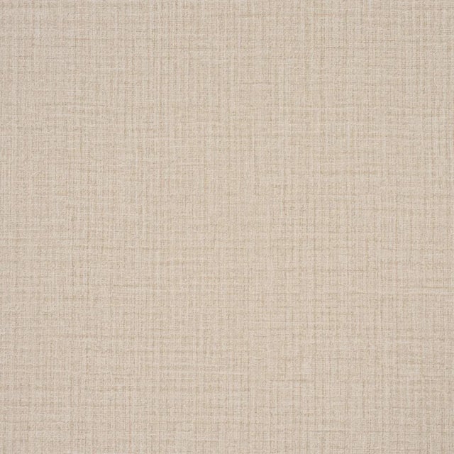 Schumacher Campagne Linen Vinyl Wallpaper In Flax For Sale