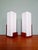 Teak and Satin White Opaline Wall Lights by Louis Kalff for Philips, 1960s, Set of 2 For Sale - Image 11 of 17
