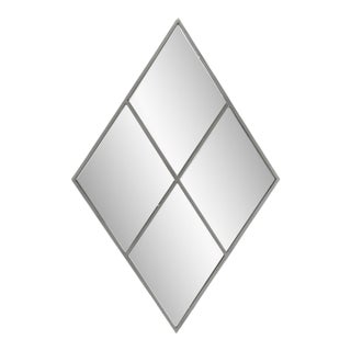 Diamond Windowpane Mirror For Sale