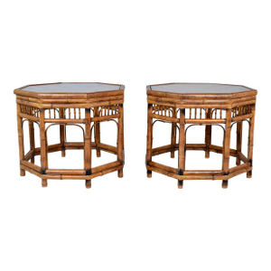 Vintage Brighton Pavilion Octagon Side Tables, 1970s