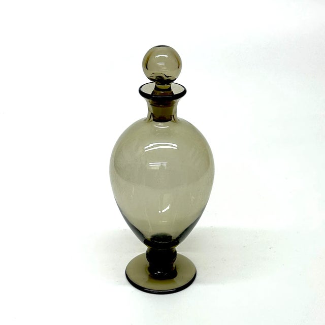 Mid-Century Smokey Gray Vessel Curation - Group of 5 For Sale In Miami - Image 6 of 11