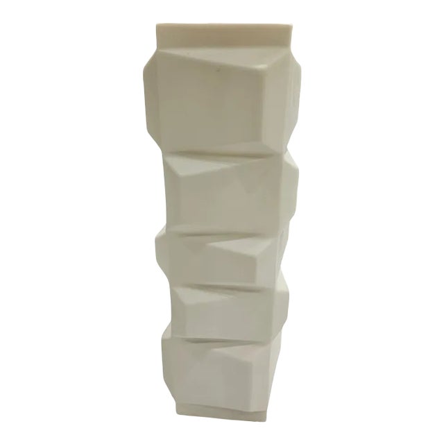 Vintage Rosenthal/Hutschenreuther "Archais" Mid-Century Modern White Vase For Sale