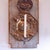 19th Century Antique Candle Sconces, Dutch Repoussée Brass and Copper Mounted on Painted Backboards - A Pair For Sale - Image 5 of 11