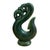 Contemporary New Zealand Studio Ceramic Guardian Manaia Sculpture – Pounamu Jade Glaze Bring a touch of organic Pacific...