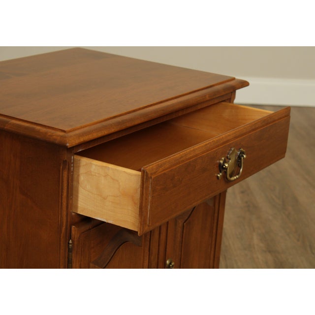 Ethan Allen Colonial Heirloom Maple Nightstand | Chairish