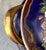 Royal Blue Vintage Chinese Porcelain Tureen, Hand Painted, Royal Blue & Gold Floral For Sale - Image 8 of 12