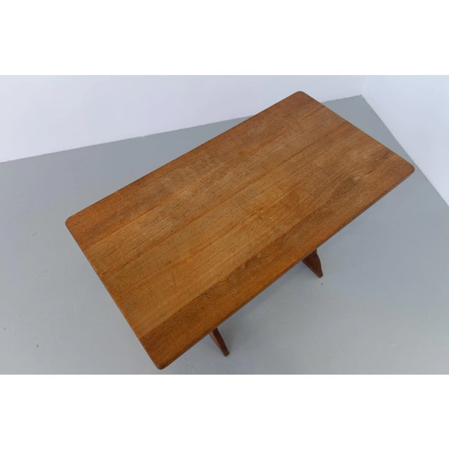 Small Danish Farmhouse Oak Table in the style of Kjærnulf Style, 1960s For Sale - Image 12 of 18