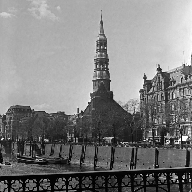 1930s St. Catherine's Church at Hamburg, Germany 1938, Printed 2021 For Sale - Image 5 of 5