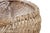 Beige Rustic Wicker Buttock Basket For Sale - Image 8 of 10