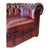 Animal Skin Leather Chesterfield Sofa and Club Chairs, Set of 3 For Sale - Image 7 of 8