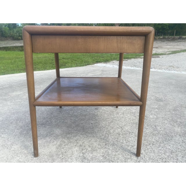 Wood Mid-Century Modern Grand Rapids Wood Side Table by Richard Plumer For Sale - Image 7 of 11