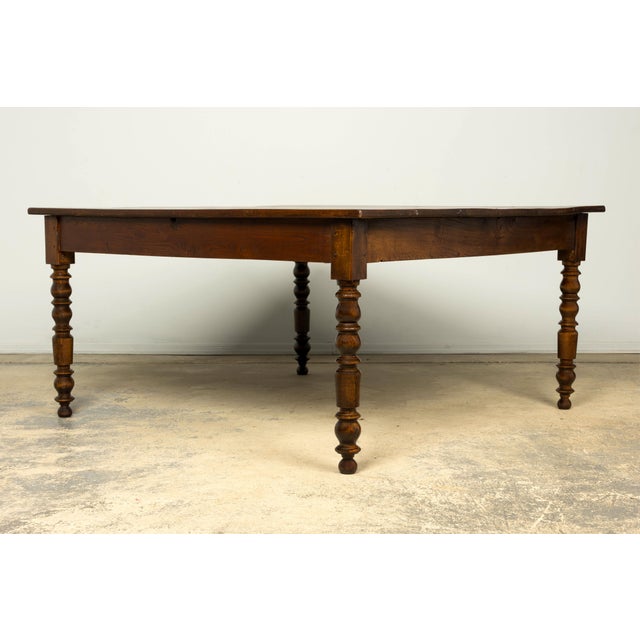 Mid-19th Century French Louis Philippe Oak Table For Sale - Image 9 of 16