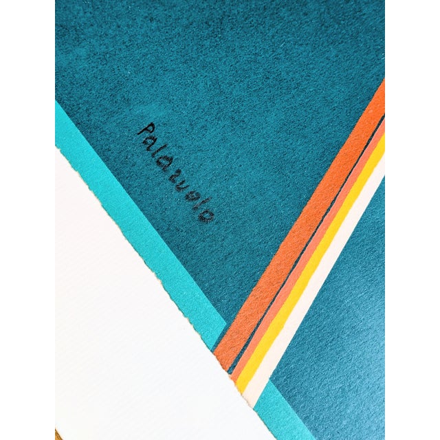 Pablo Palazuelo, Abstraction in Colors, 1974, Lithograph, Framed For Sale - Image 3 of 11