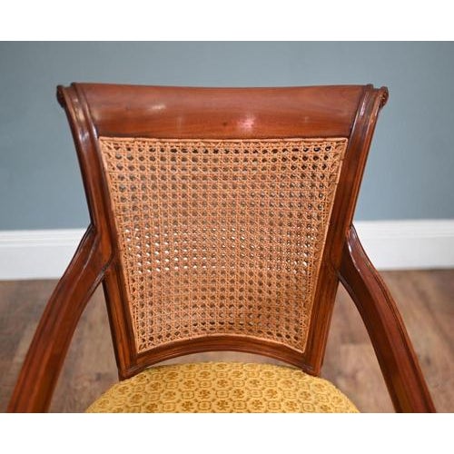 1930s Regency Armchairs with Bergere Backs, 1930s, Set of 2 For Sale - Image 5 of 11