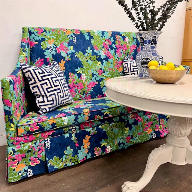 Traditional Custom Made Dining Banquette For Sale - Image 3 of 11