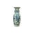 Pale Celadon Green Blue Flower Vases Graphic Tall Porcelain Vase For Sale - Image 4 of 6