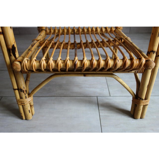 Dal Vera Bamboo and Rattan Armchairs, Italy, 1970, Set of 2 For Sale - Image 9 of 15