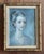 Late 20th Century Vintage Original Portrait of Woman on Canvas For Sale - Image 5 of 12