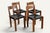 Vintage S24 Chairs in Elm and Black Leather by Pierre Chapo, 1970, Set of 4 For Sale - Image 4 of 18