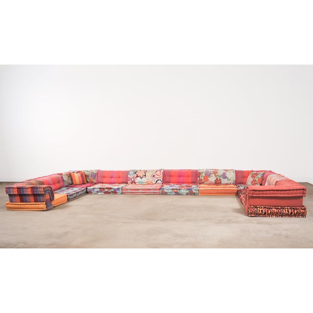 Mid-Century Modern Mah Jong Kenzo Missoni Sectional Sofa by Hans Hopfer for Roche Bobois For Sale - Image 3 of 18