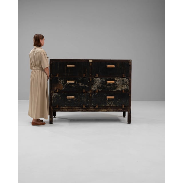 French 20th Century French Iron Chest Of Drawers For Sale - Image 3 of 8