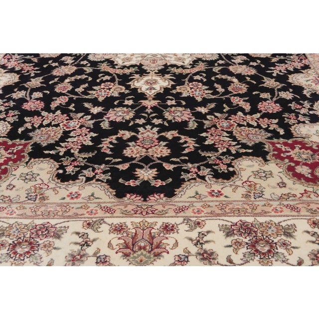 Late 20th Century Vintage Chinese Tabriz Rug, 05'10 X 08'10 For Sale - Image 5 of 10