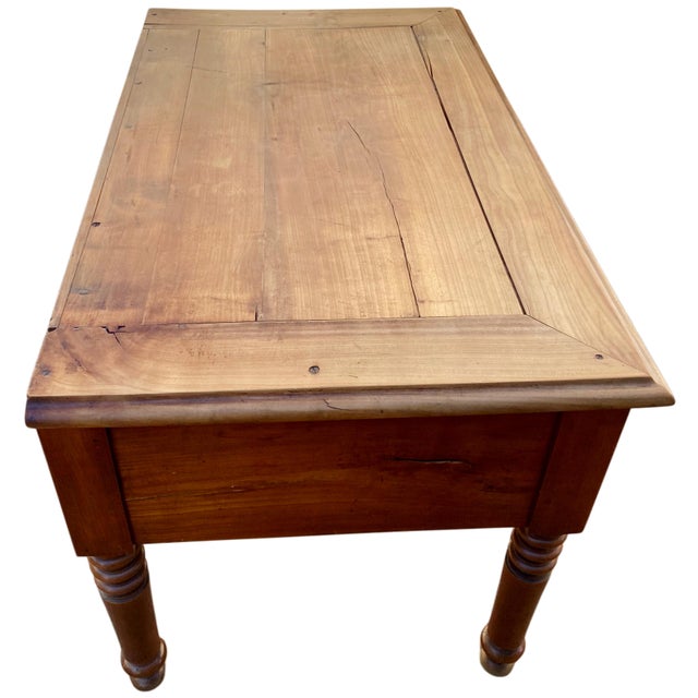 Louis Philippe Style Flat Desk, 1960s For Sale - Image 3 of 9