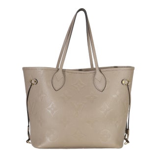 Turtledove Giant Monogram Empreinte Neverfull MM For Sale