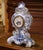 Mid 19th Century 19th Century French Delft Blue and White Faience Mantel Clock With Windmill Scene For Sale - Image 5 of 11