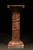 Traditional Late 20th Century Carved Wooden Grape-and-Vine Pedestal Stand For Sale - Image 3 of 7