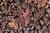 1990's Floral Gulshan Ayub Pak-Persian Black/Black Wool Rug - 4'8'' X 7'1'' For Sale - Image 4 of 9