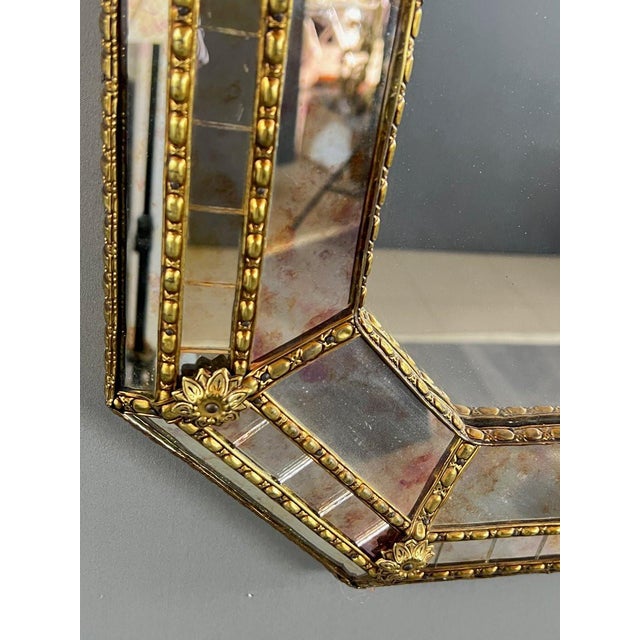 Large 20th Century Rectangular Beveled Mirror For Sale - Image 5 of 10