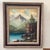 Mid 20th Century Painting on Canvas “Misty Mountain“ Signed Framed For Sale - Image 12 of 12