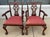 1990s Set of 8 Chippendale Mahogany Diningroom Chairs For Sale - Image 4 of 5