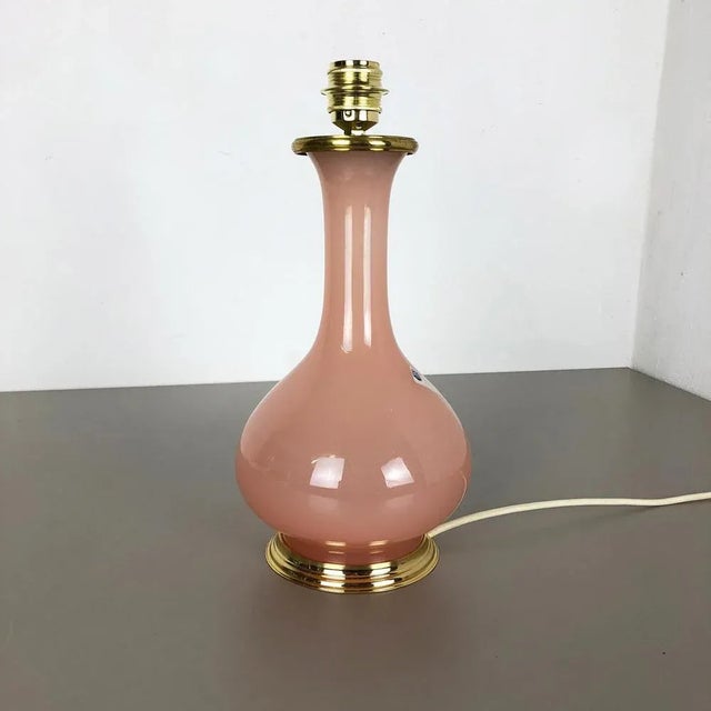 Opaline Murano Glass Table Light from Cenedese Vetri, Italy, 1960s For Sale - Image 16 of 18