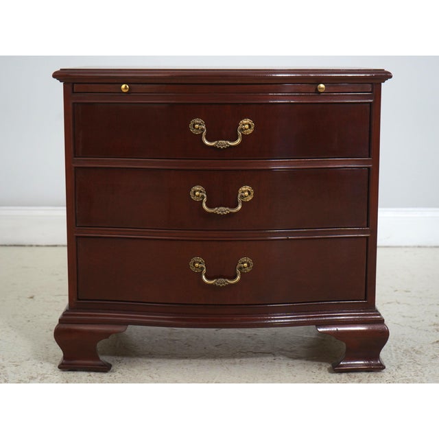 Age: Approx: 20 Years Old Details: Serpentine Curved Front High Quality Construction 18 C. Design Chippendale Style...