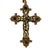 1900 - 1909 Renaissance Revival Austro-Hungarian Gothic Cross Necklace With Garnets For Sale - Image 5 of 6