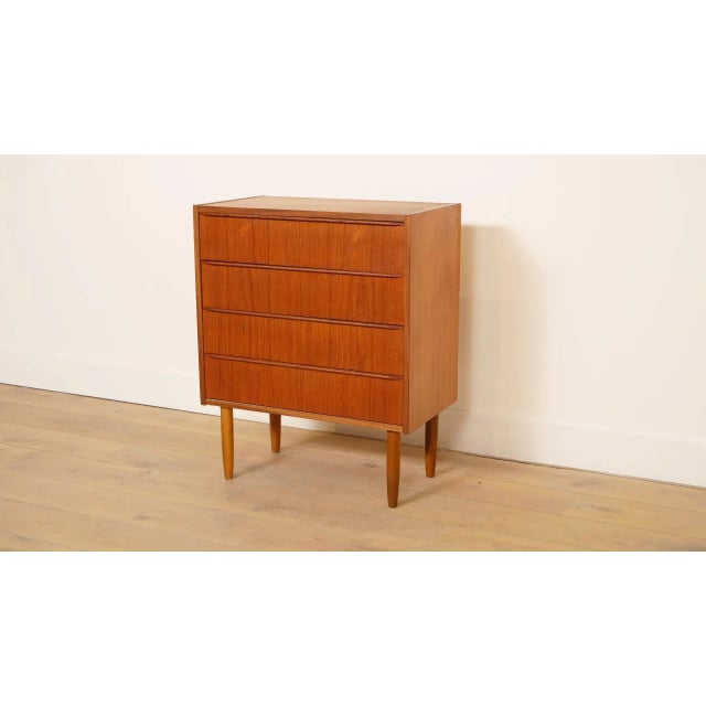 Vintage Danish Teak Chest of Drawers For Sale - Image 3 of 10